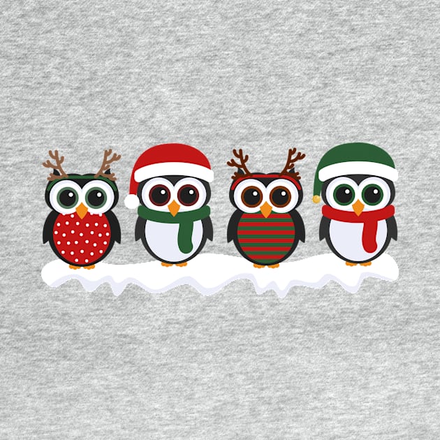 Christmas Penguins by everinseason